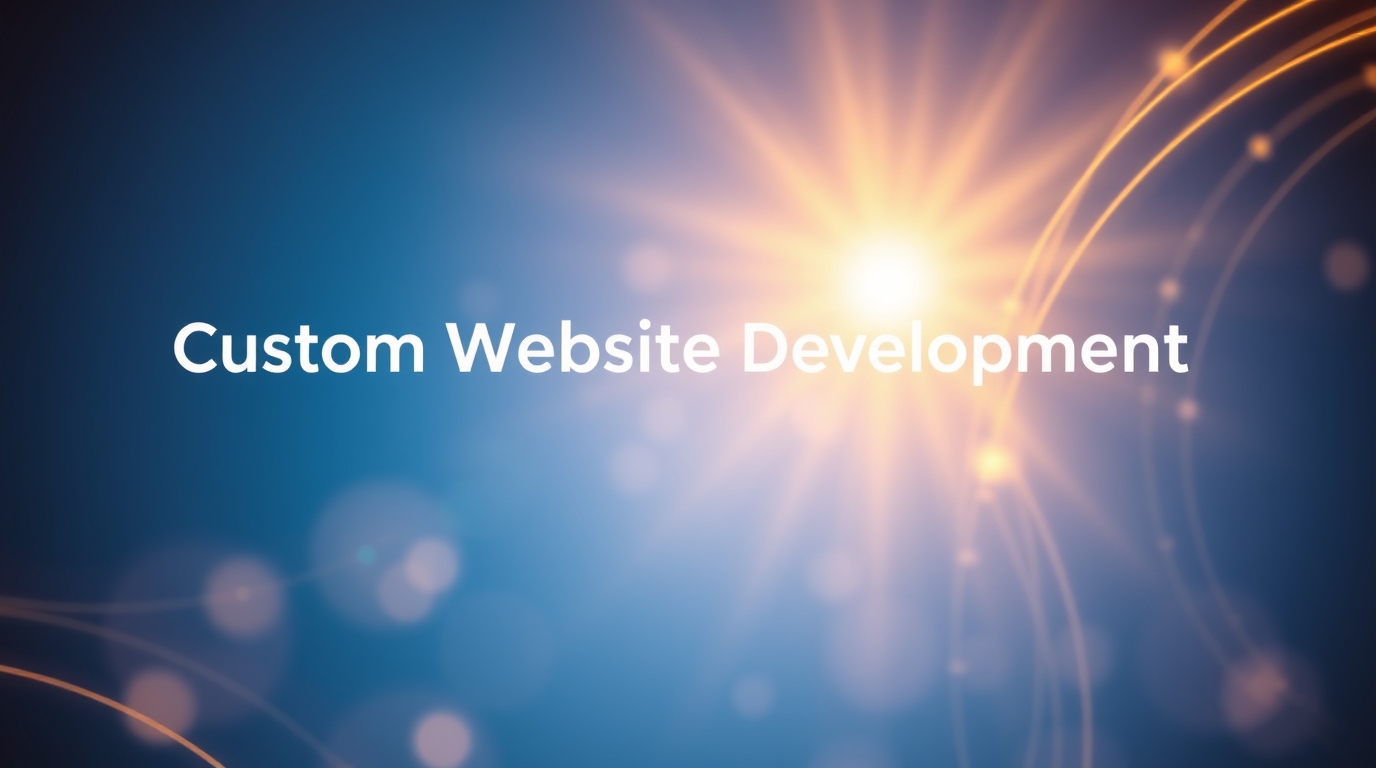 Custom Website Development Illustration